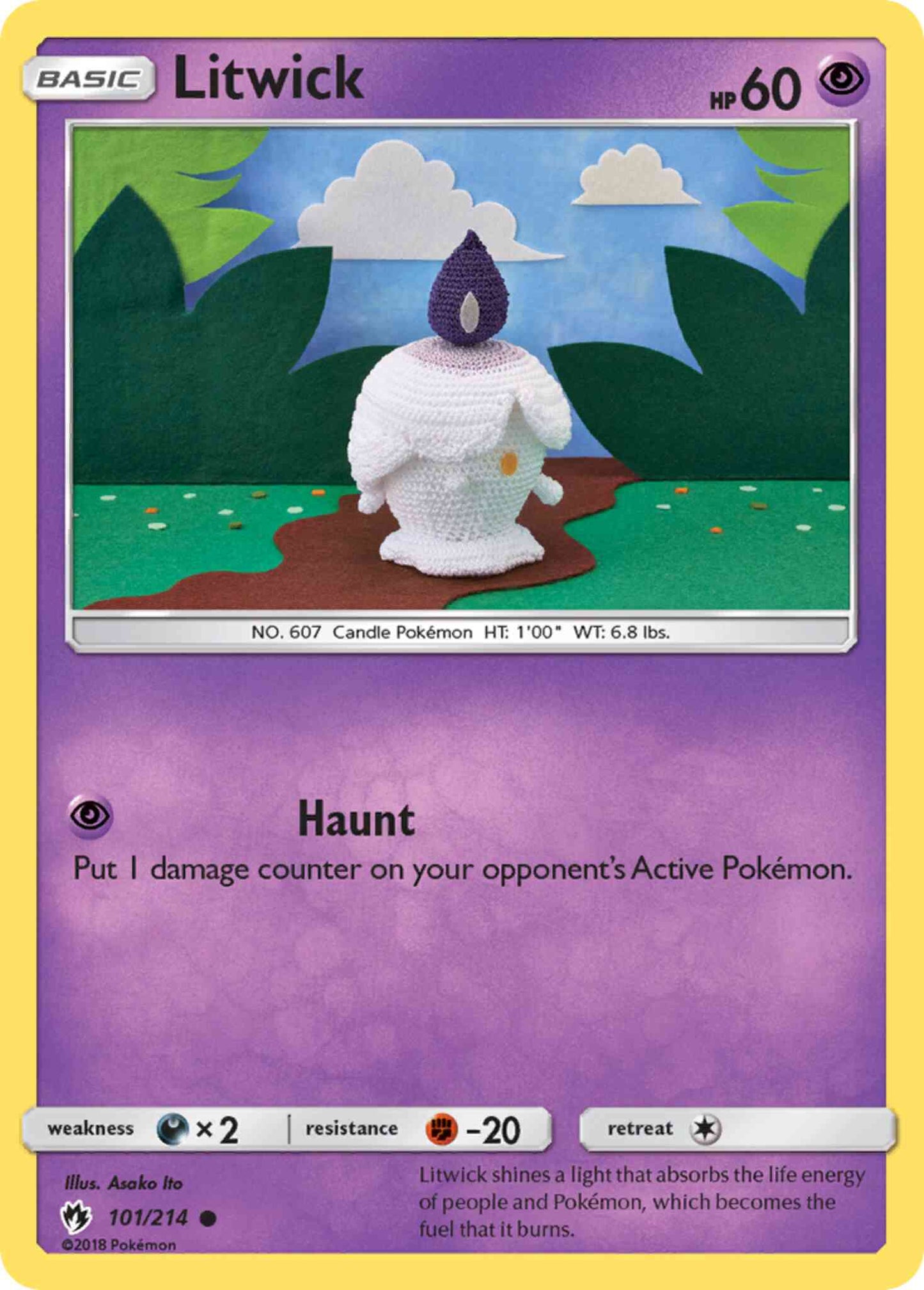 Litwick - 101/214 - Common [sm8-101] [Non-Holo]