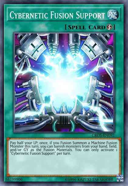 Cybernetic Fusion Support - CROS-EN092 - Common - 1st Edition