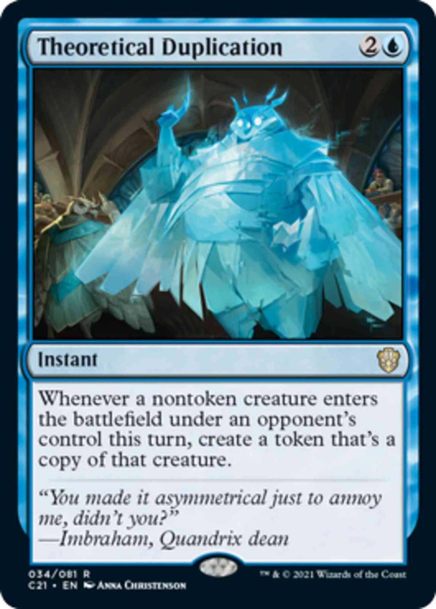 Theoretical Duplication [34] [Commander 2021] [Non-Foil]