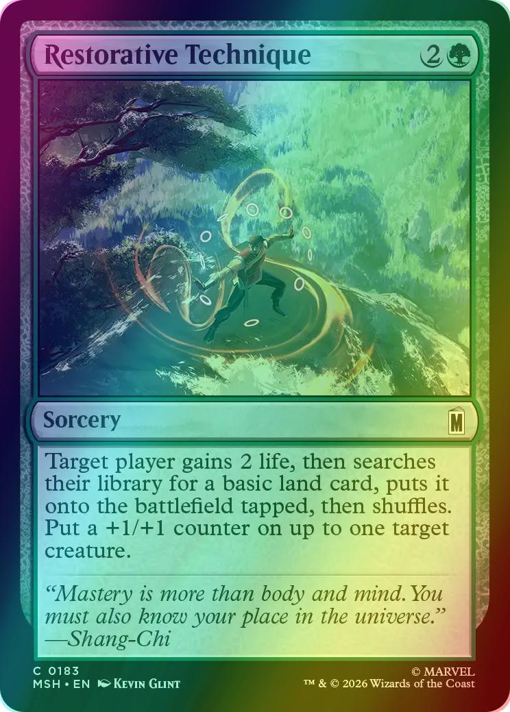 Restorative Technique [183] [Marvel Super Heroes] [Foil]
