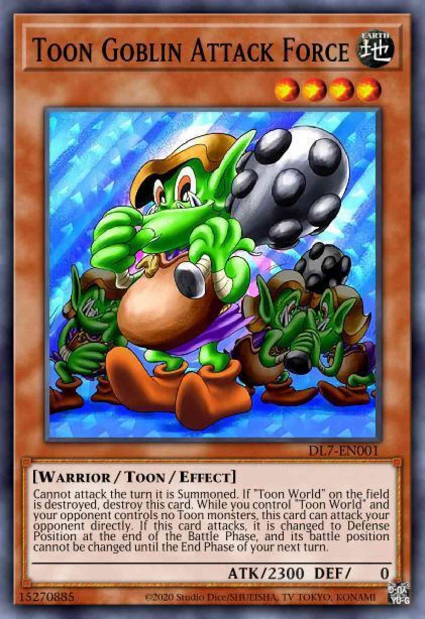 Toon Goblin Attack Force - DL7-EN001 - Super Rare - Unlimited
