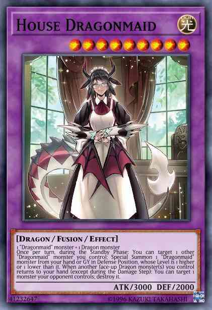House Dragonmaid - MAGO-EN027 - Premium Gold Rare - 1st Edition