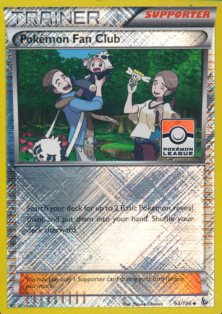 Pokemon Fan Club -  Pokemon League Promo - Cross Hatch Holo [Reverse Holo]