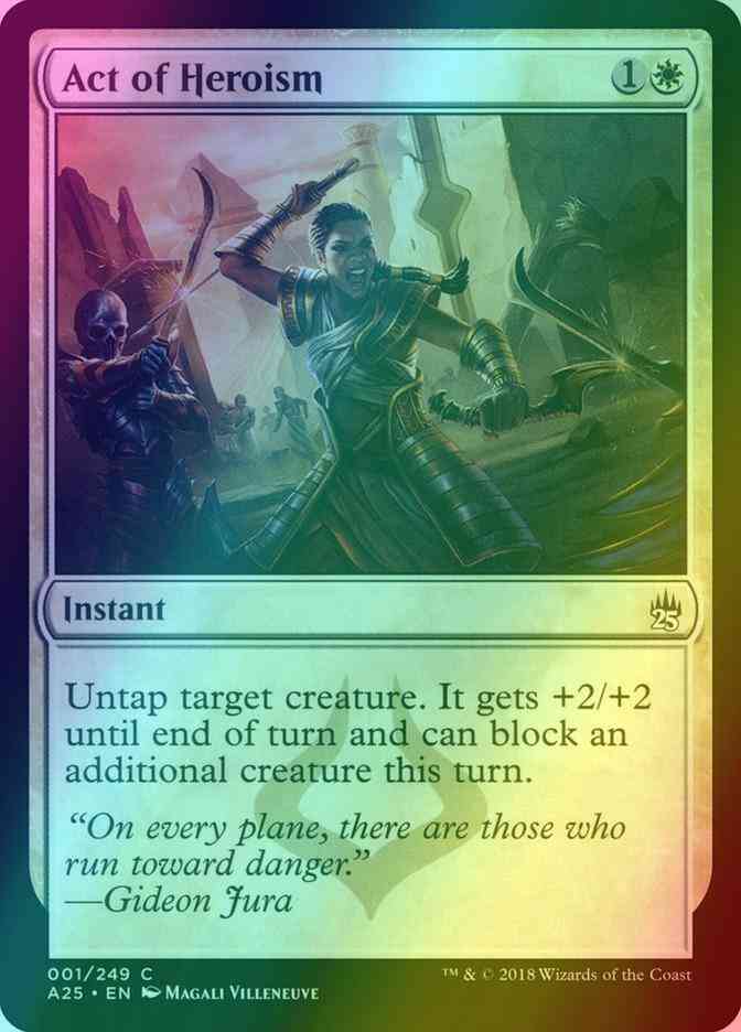 Act of Heroism [1] [Masters 25] [Foil]
