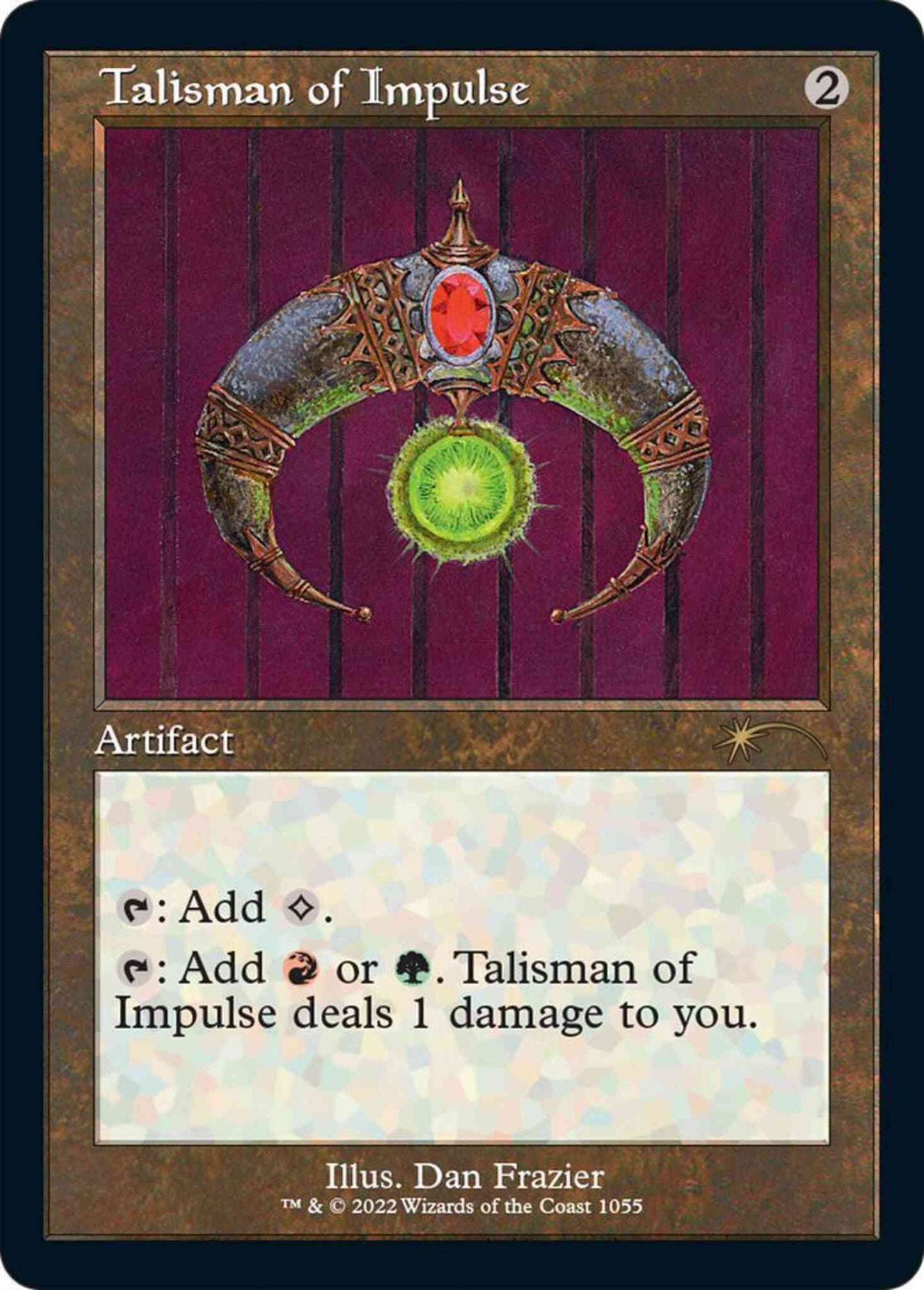 Talisman of Impulse [1055] [Retro Frame] [Dan Frazier] [Secret Lair Drop] [Non-Foil]