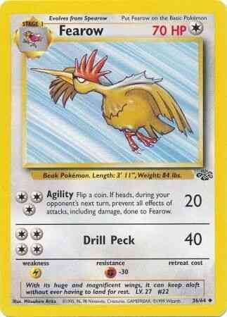 Fearow - 36/64 - Uncommon - Unlimited [base2U-36] [Non-Holo]
