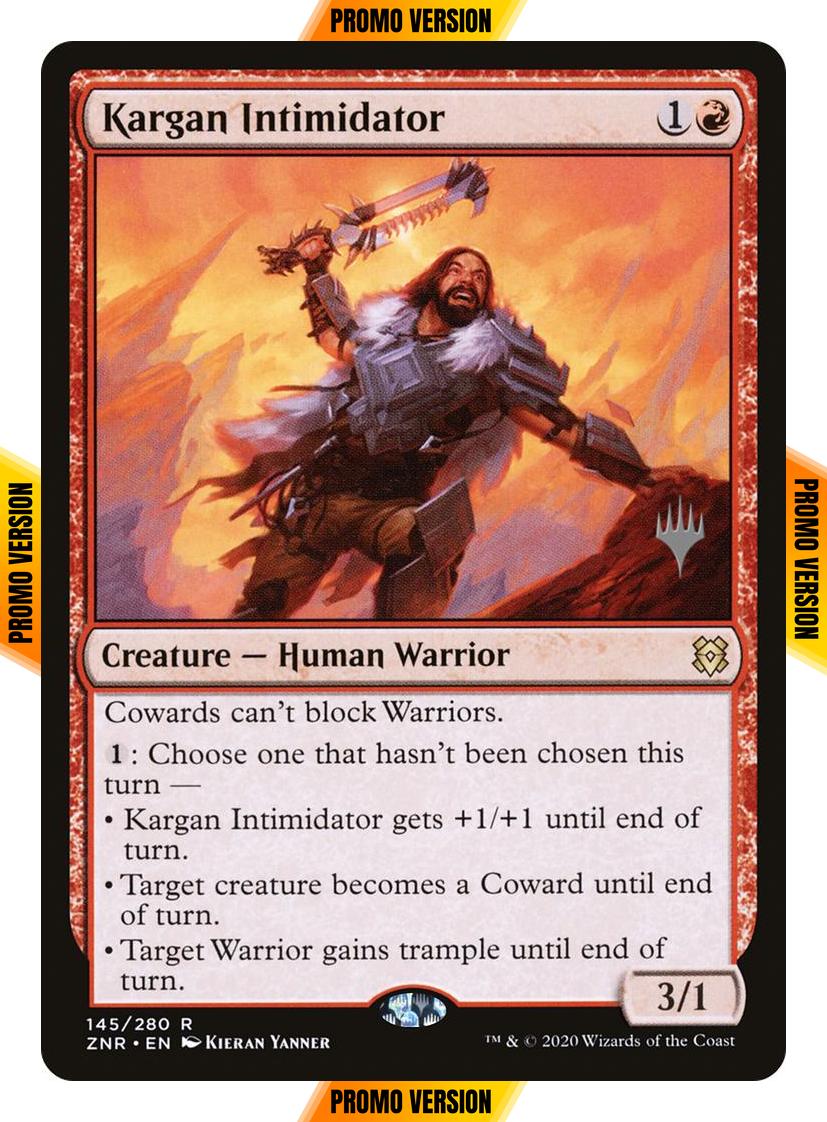 Kargan Intimidator [Promo Pack] [145p] [Zendikar Rising Promos] [Non-Foil]