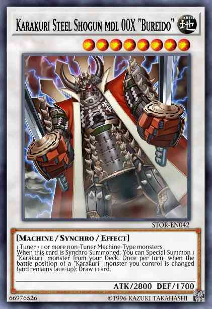 Karakuri Steel Shogun mdl 00X "Bureido" - STOR-EN042 - Ultimate Rare - Unlimited