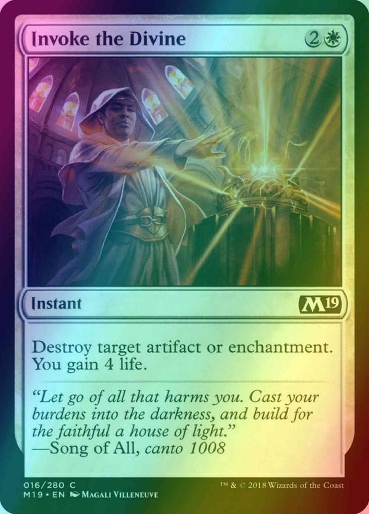 Invoke the Divine [16] [Core Set 2019] [Foil]