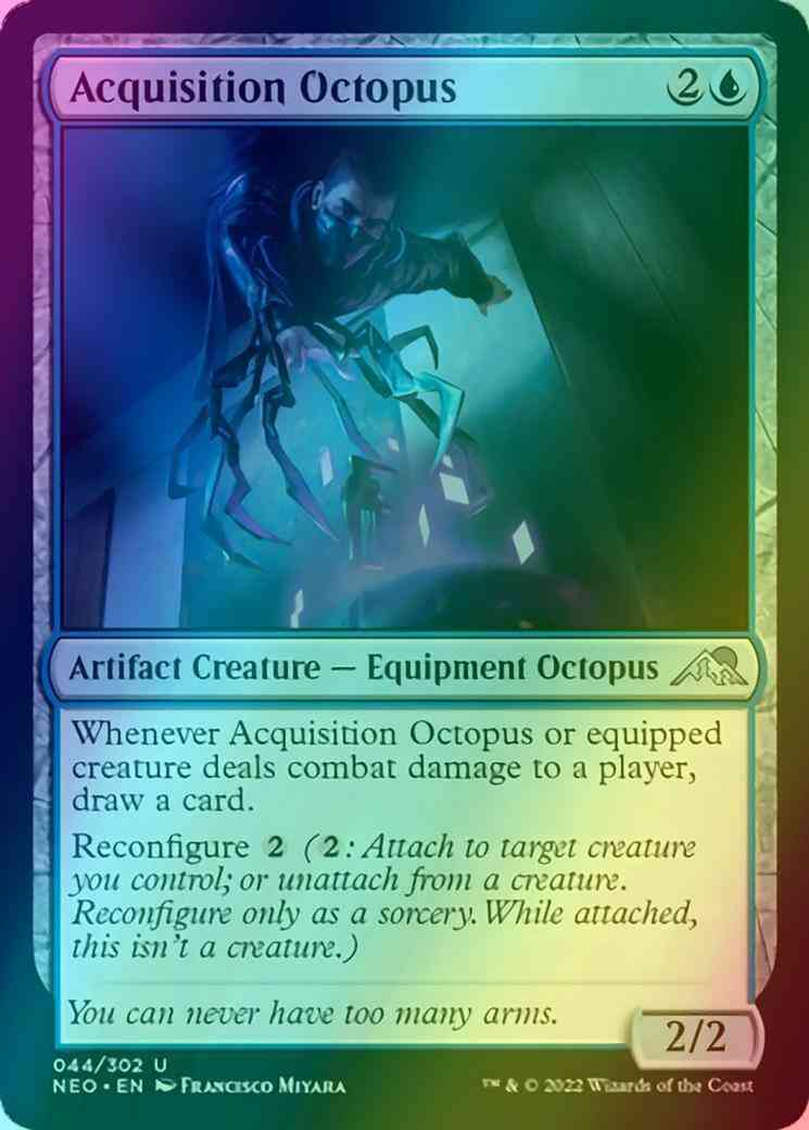 Acquisition Octopus [44] [Kamigawa: Neon Dynasty] [Foil]