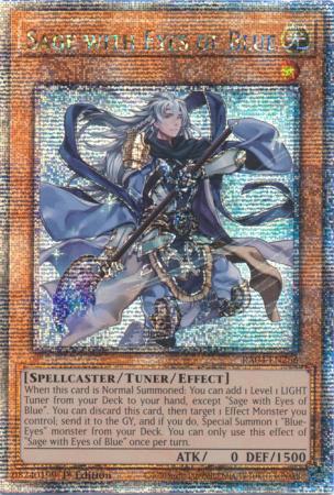 Sage with Eyes of Blue - RA04-EN266 - Quarter Century Secret Rare - 1st Edition