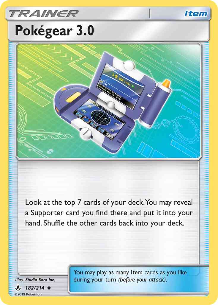Pokégear 3.0 - 182/214 - Uncommon [sm10-182] [Non-Holo]
