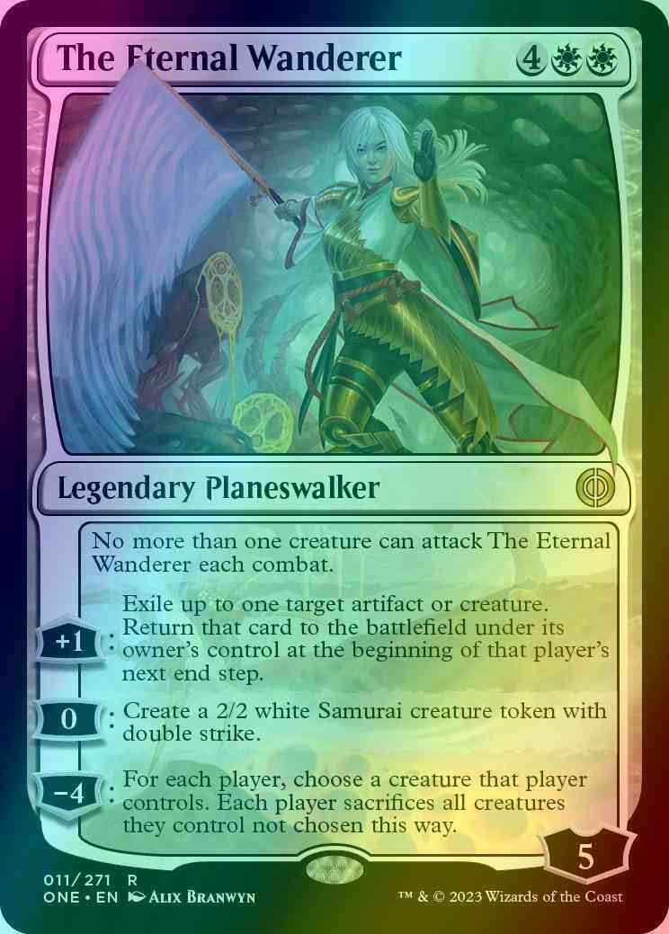 The Eternal Wanderer [11] [Phyrexia: All Will Be One] [Foil]
