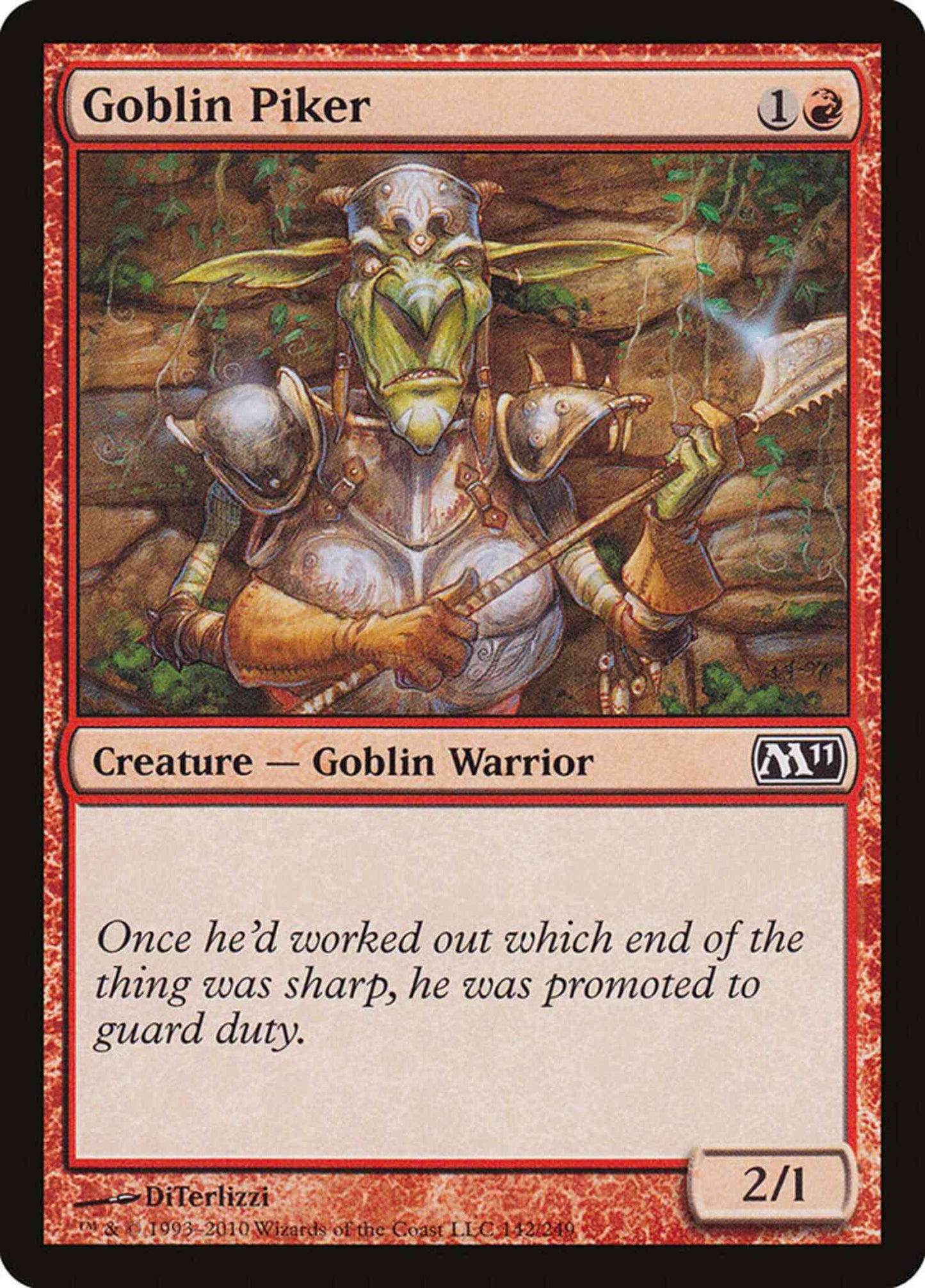 Goblin Piker [142] [Magic 2011] [Non-Foil]