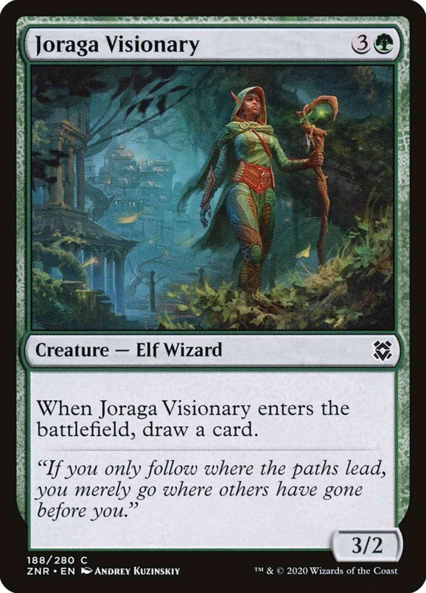 Joraga Visionary [188] [Zendikar Rising] [Non-Foil]
