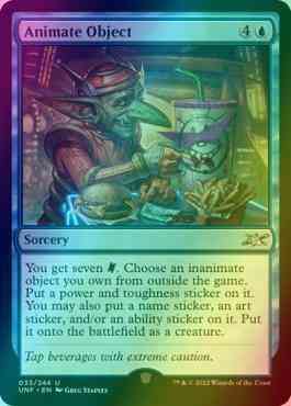 Animate Object [33] [Unfinity] [Foil]