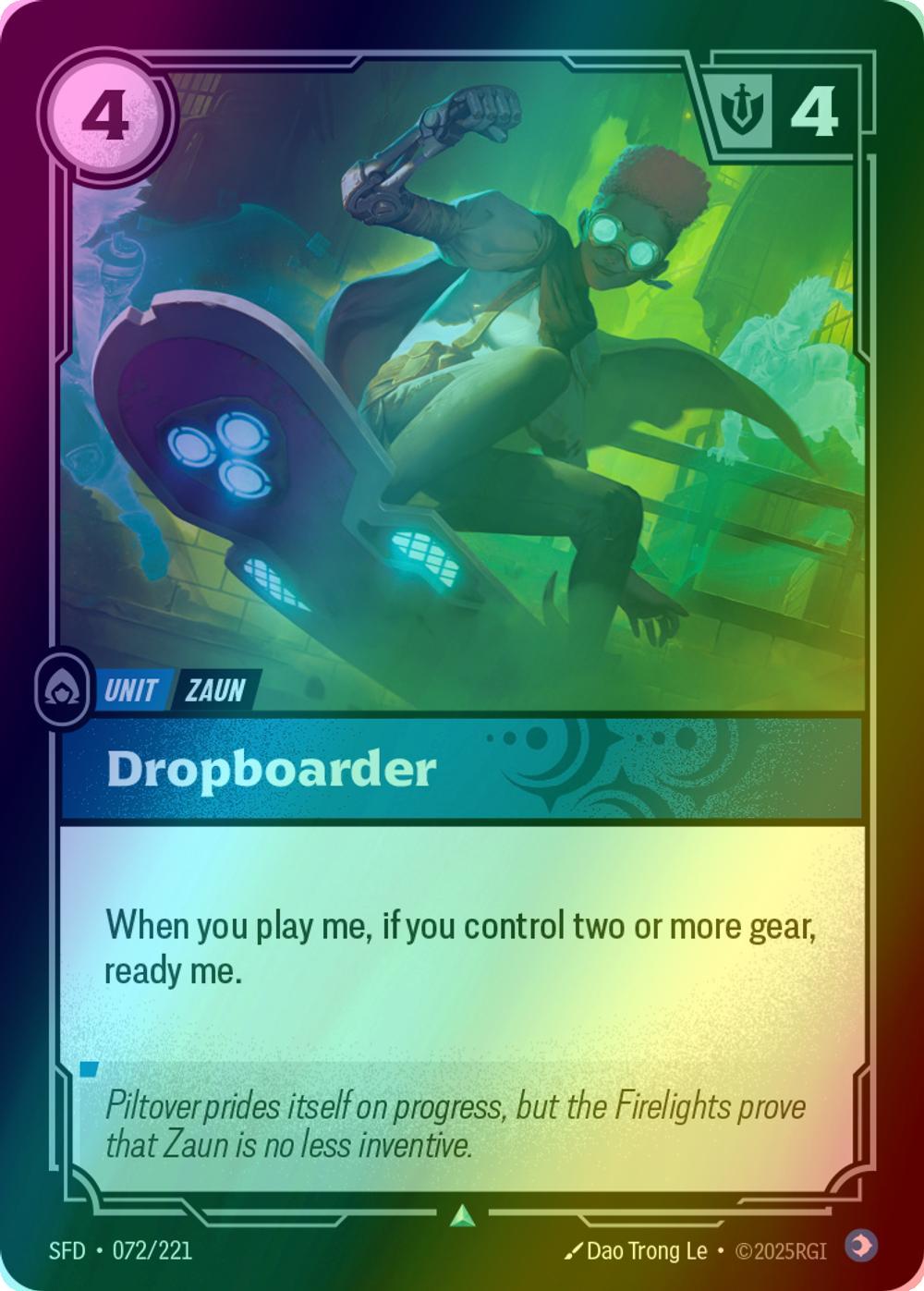 Dropboarder - 072/221 [Spiritforged] [Foil]