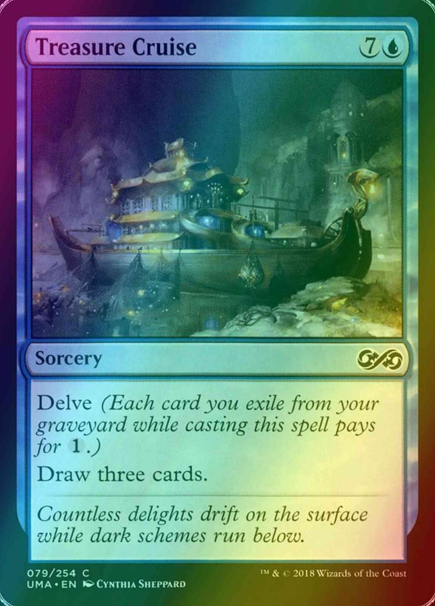 Treasure Cruise [79] [Ultimate Masters] [Foil]
