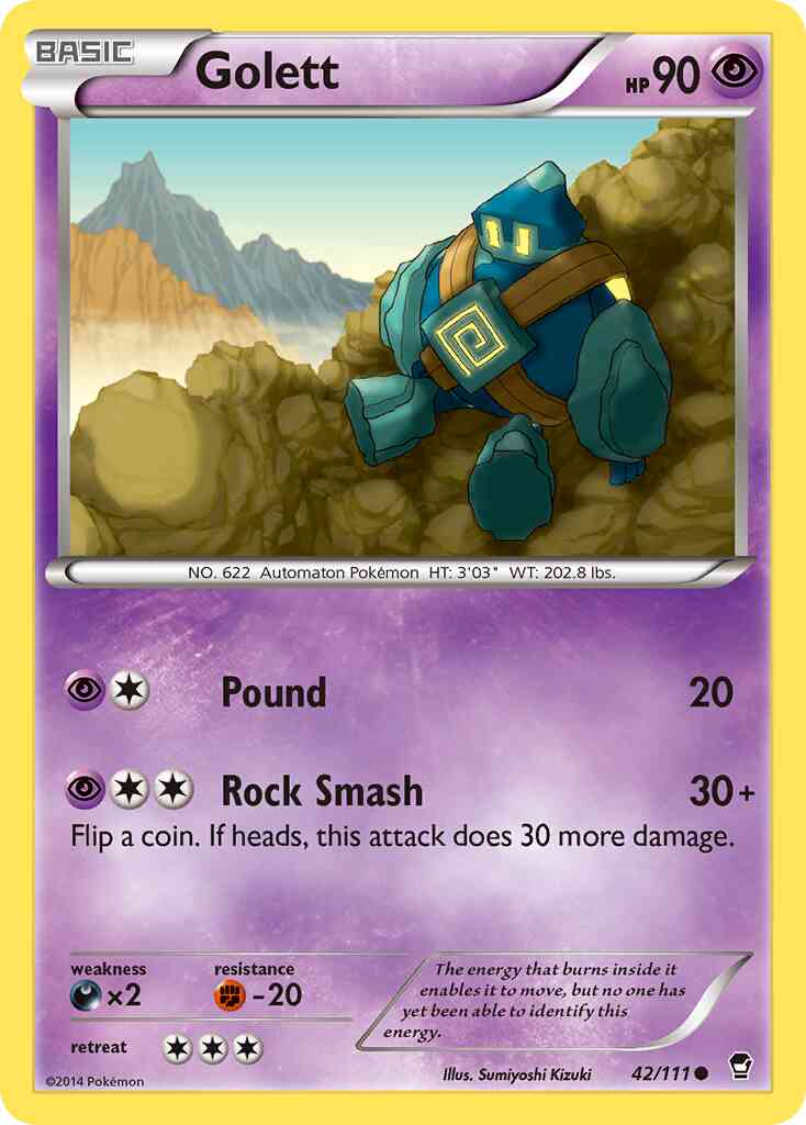Golett - 42/111 - Common [xy3-42] [Non-Holo]