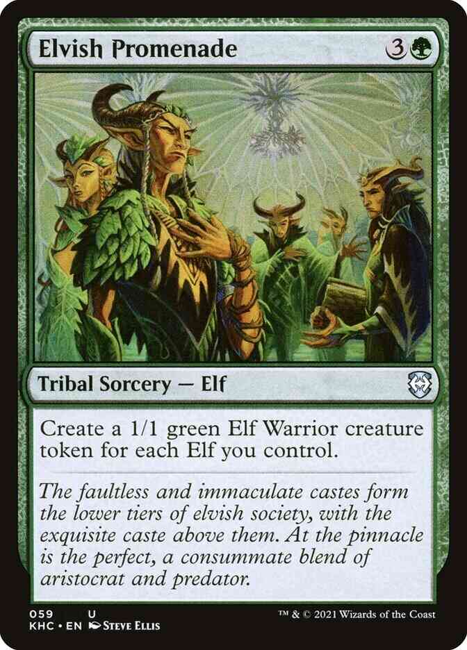 Elvish Promenade [59] [Kaldheim Commander] [Non-Foil]