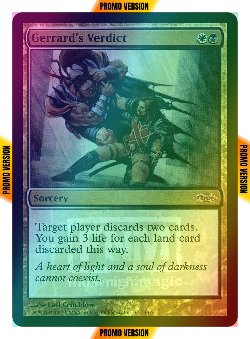 Gerrard's Verdict [3] [Friday Night Magic 2007] [Foil]