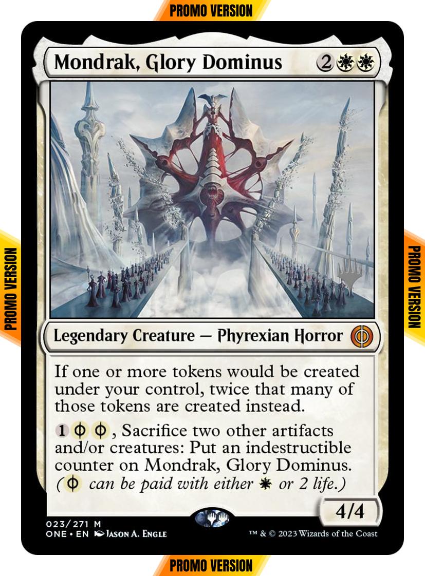 Mondrak, Glory Dominus [23p] [Promo Pack] [Phyrexia: All Will Be One: Promos] [Non-Foil]