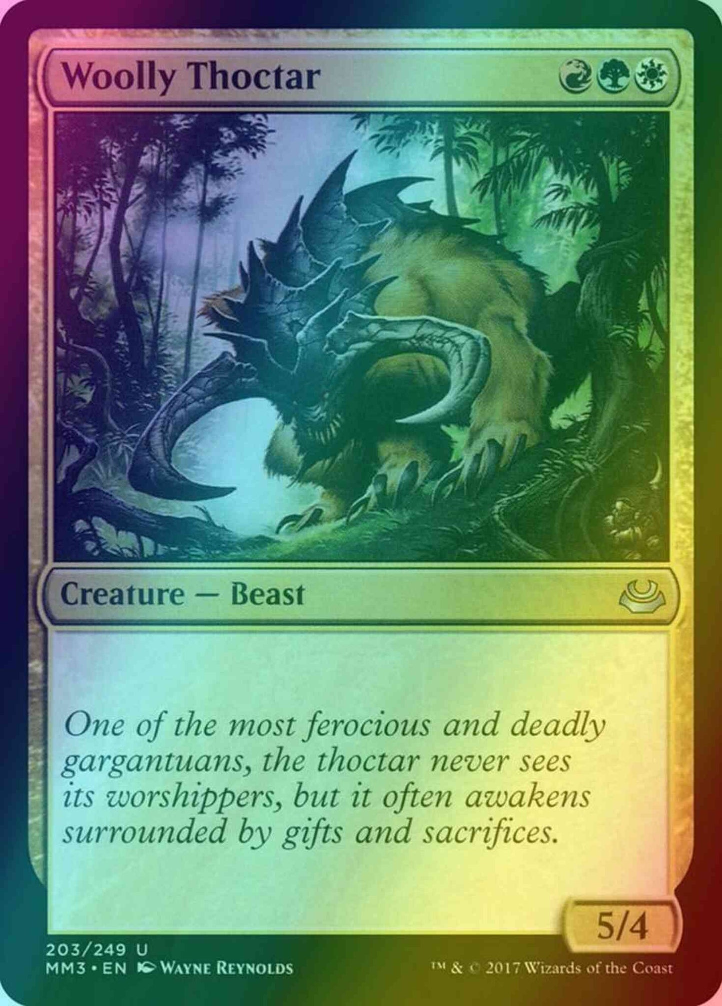 Woolly Thoctar [203] [Modern Masters 2017] [Foil]