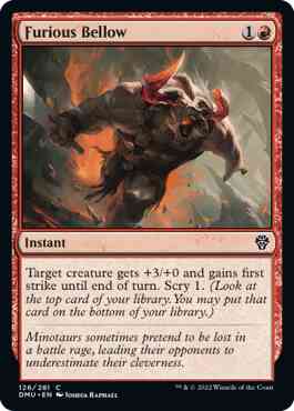 Furious Bellow [126] [Dominaria United] [Non-Foil]