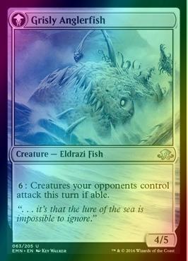 Grizzled Angler // Grisly Anglerfish [63] [Eldritch Moon] [Foil]