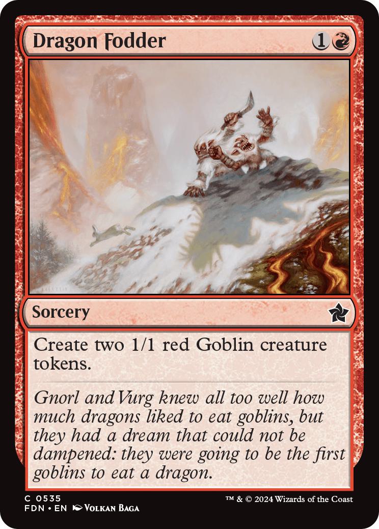 Dragon Fodder [535] [Foundations] [Non-Foil]