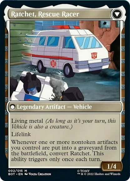 Ratchet, Field Medic // Ratchet, Rescue Racer [2] [Universes Beyond: Transformers] [Non-Foil]