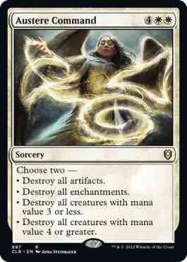 Austere Command [687] [Commander Legends: Battle for Baldur's Gate] [Non-Foil]
