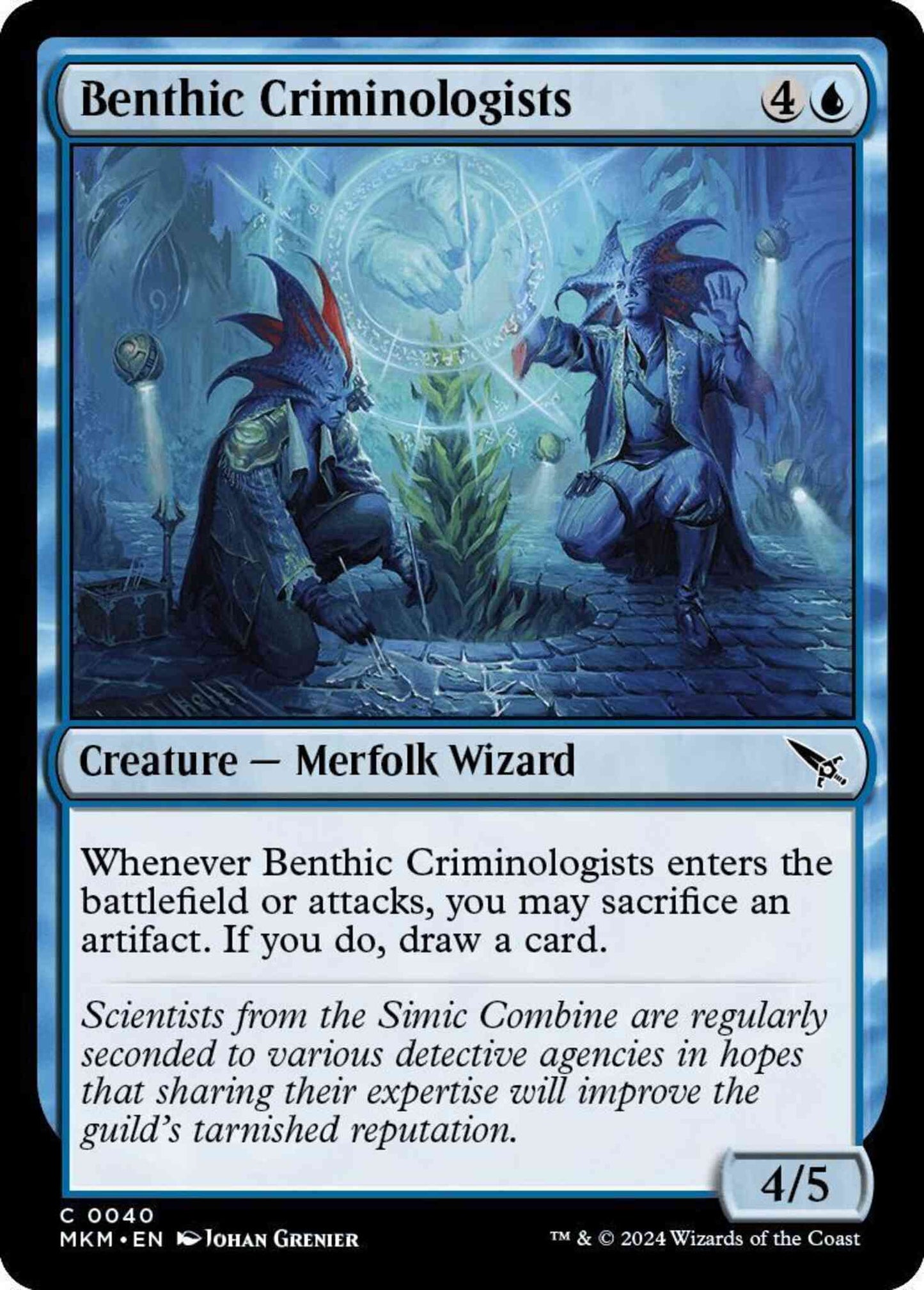 Benthic Criminologists [40] [Murders at Karlov Manor] [Non-Foil]