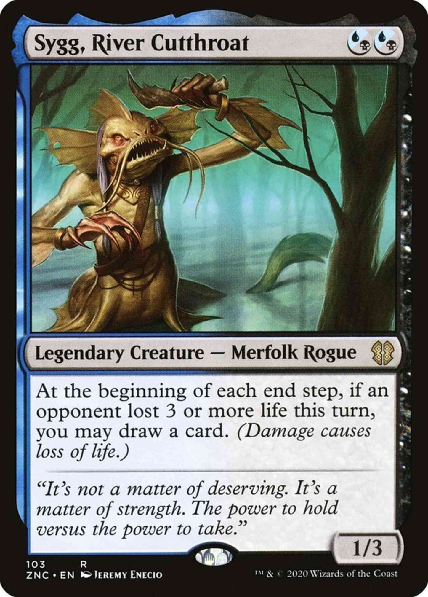 Sygg, River Cutthroat [103] [Zendikar Rising Commander] [Non-Foil]