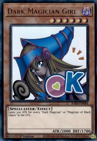 Dark Magician Girl - Stamp - RA05-EN084 - Ultra Rare - 1st Edition