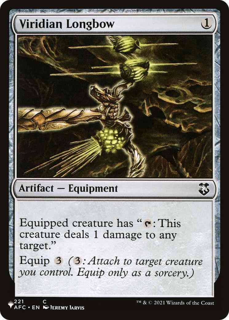Viridian Longbow [AFC-221] [The List] [Non-Foil]