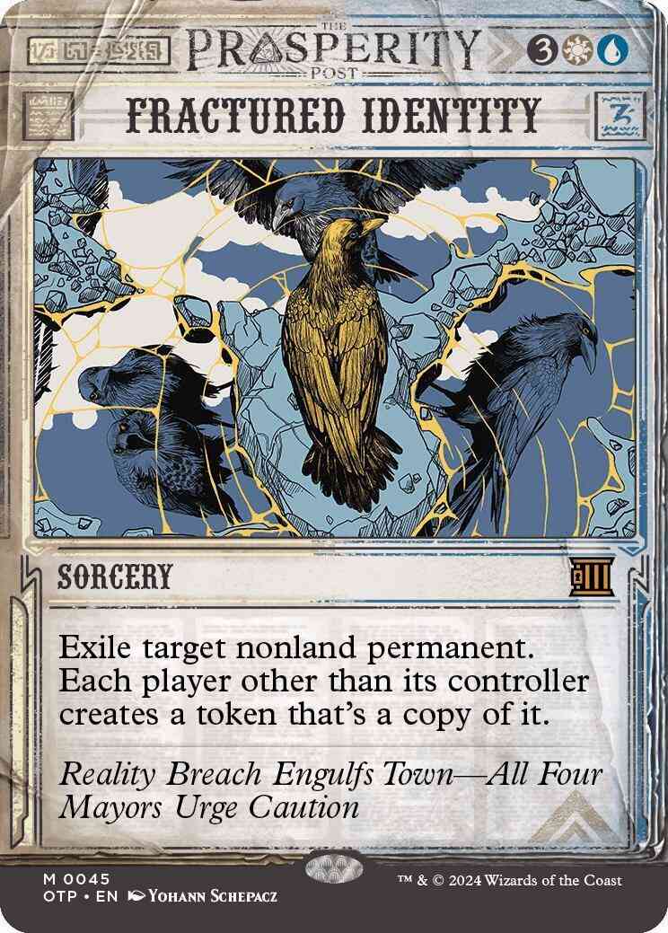 Fractured Identity [45] [Breaking News Showcase] [Breaking News] [Non-Foil]