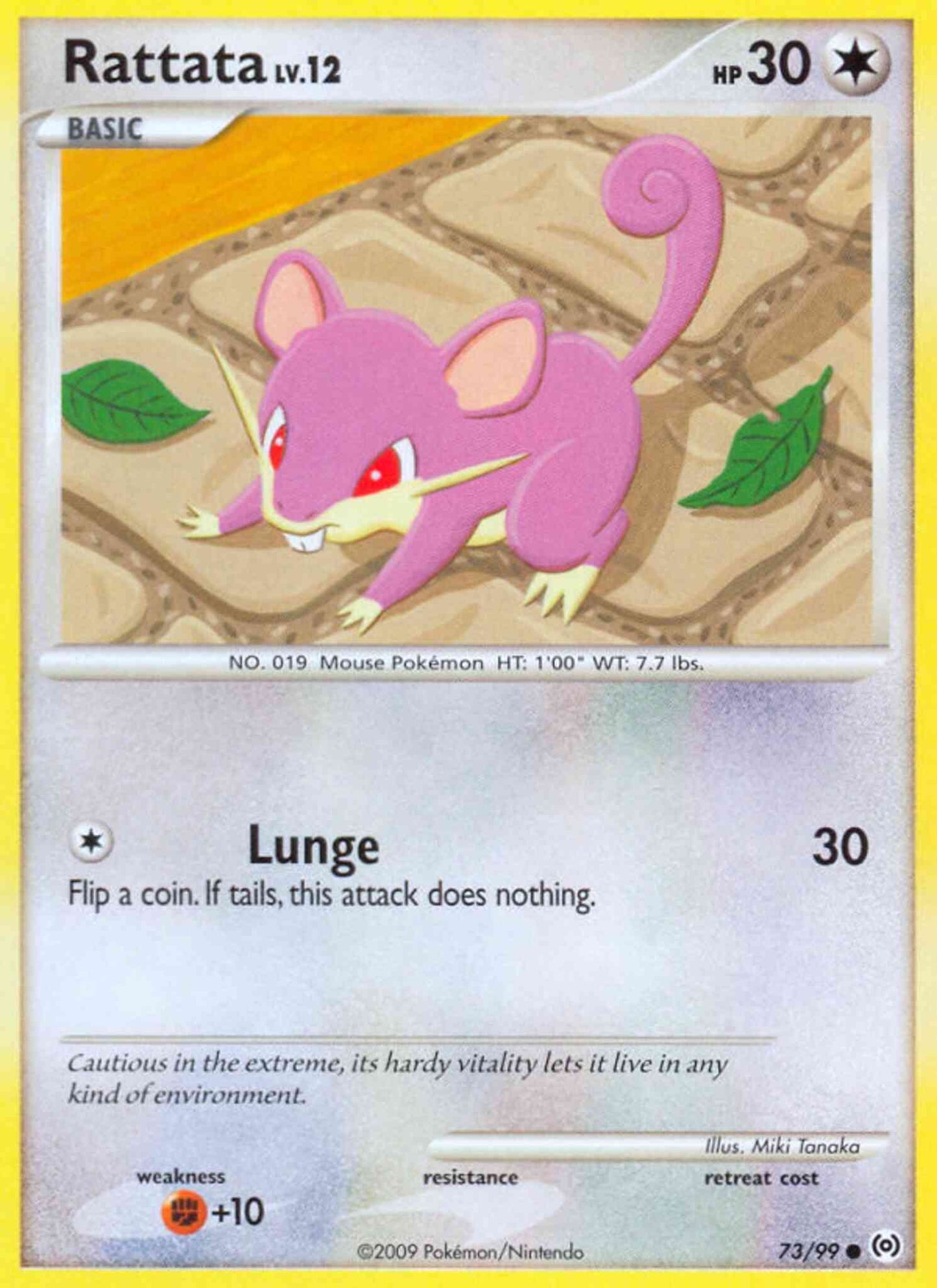 Rattata - 73/99 - Common [pl4-73] [Non-Holo]