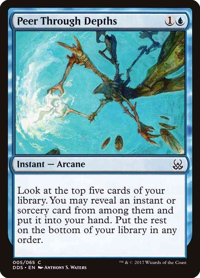 Peer Through Depths [5] [Duel Decks Mind vs Might] [Non-Foil]