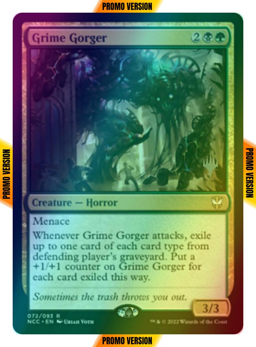Grime Gorger [Promo Pack] [72p] [Streets of New Capenna: Commander: Promos] [Foil]