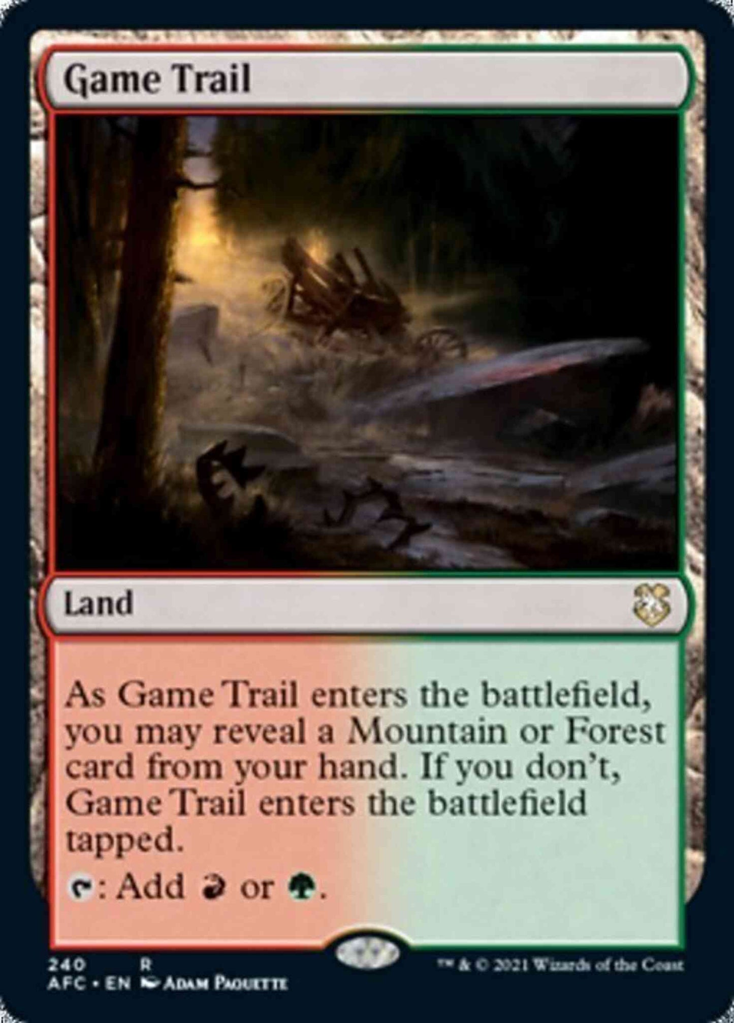 Game Trail [240] [Adventures in the Forgotten Realms Commander] [Non-Foil]