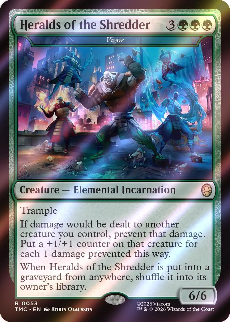 Heralds of the Shredder - Vigor [53] [Teenage Mutant Ninja Turtles Eternal] [Surge Foil]