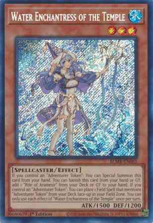 Water Enchantress of the Temple - BLMR-EN065 - Secret Rare - 1st Edition