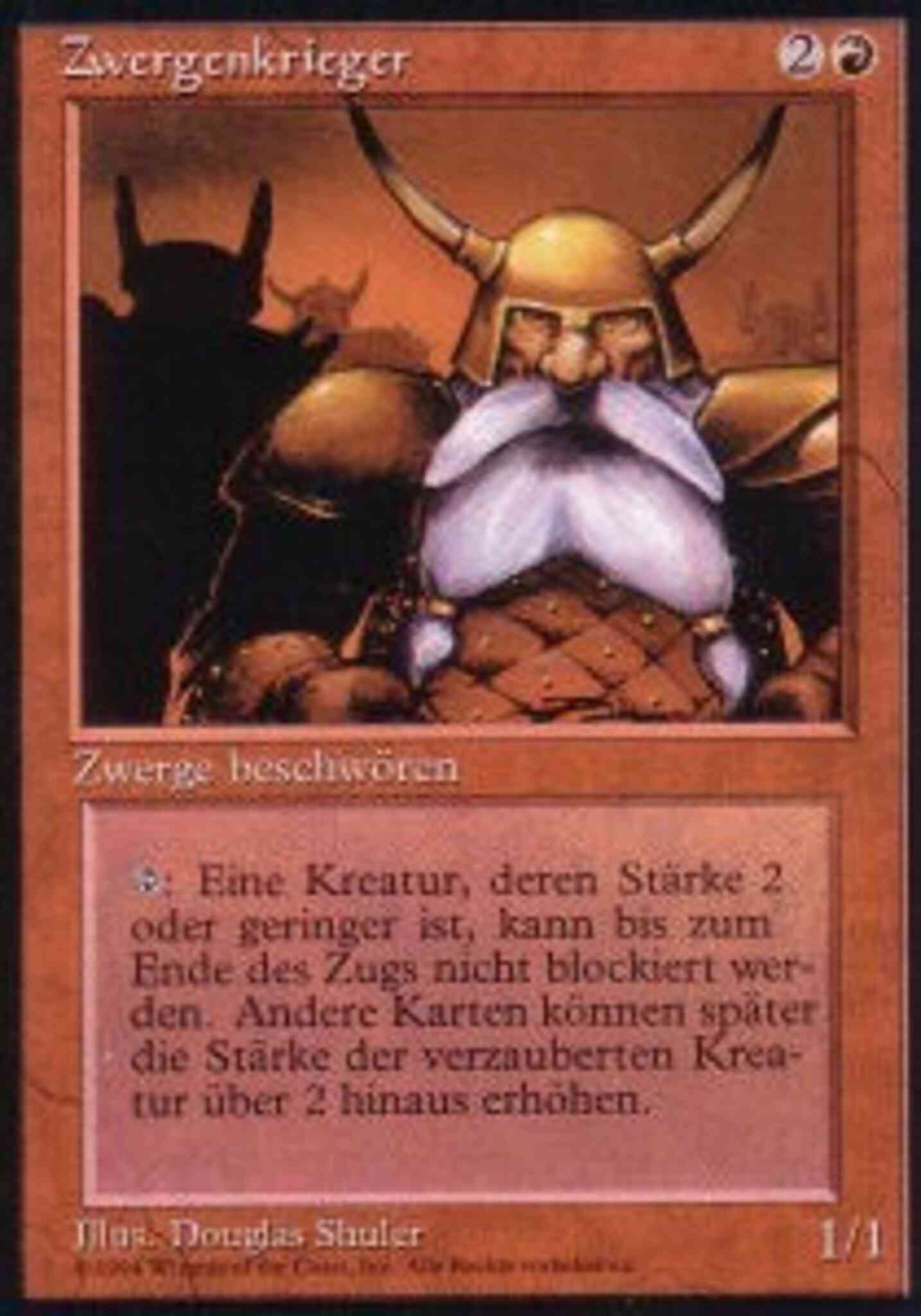 Dwarven Warriors - German [144] [Foreign Black Border: German] [Non-Foil]