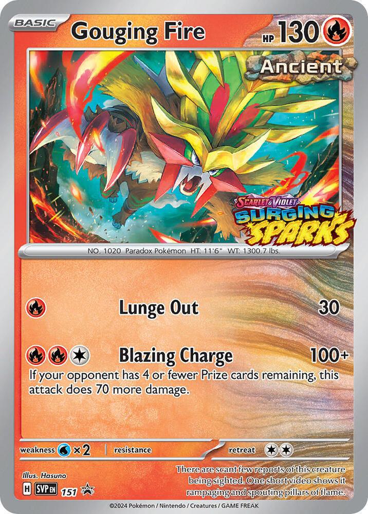 Gouging Fire - 151 - Promo [Prerelease] [svp-151] [Holo]