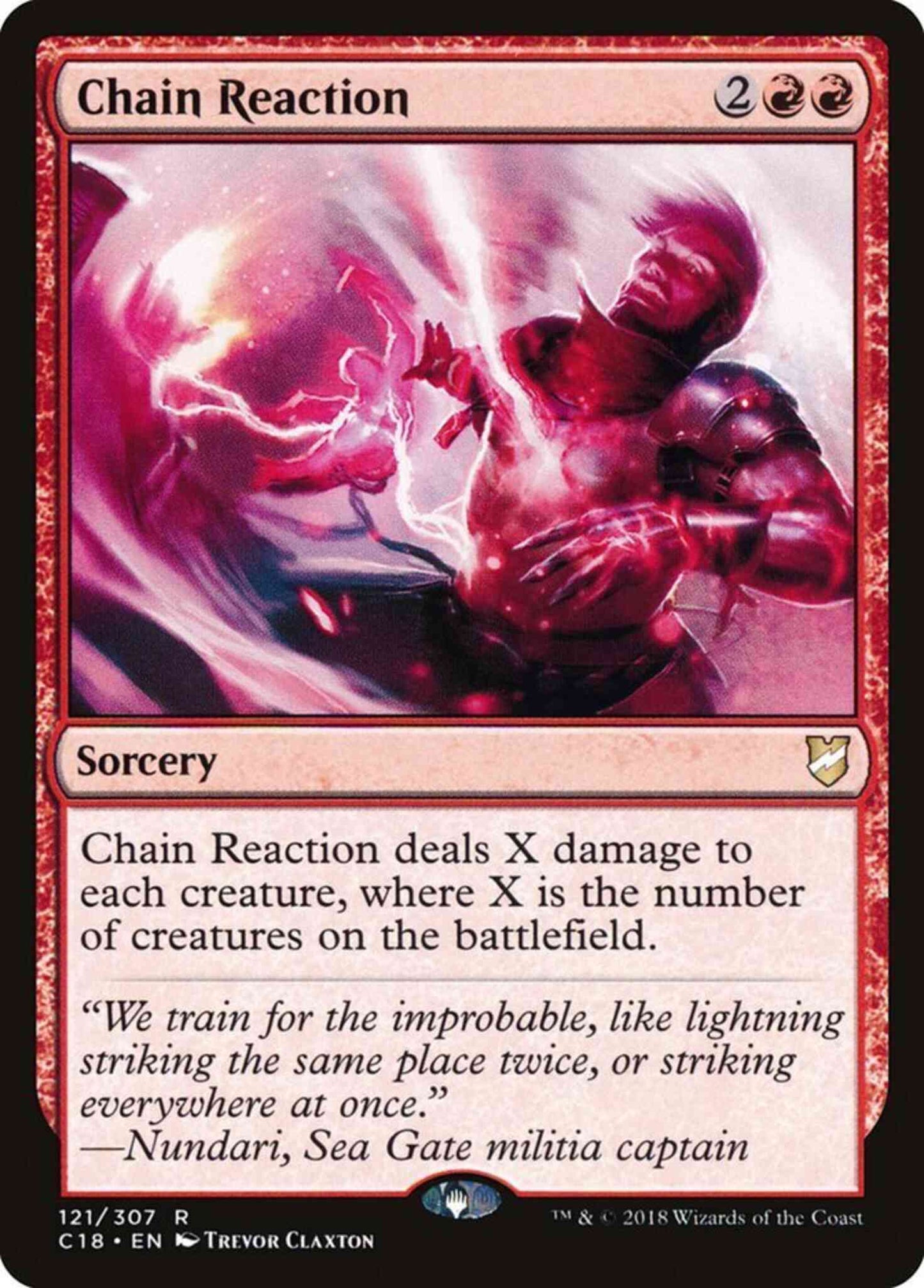 Chain Reaction [121] [Commander 2018] [Non-Foil]