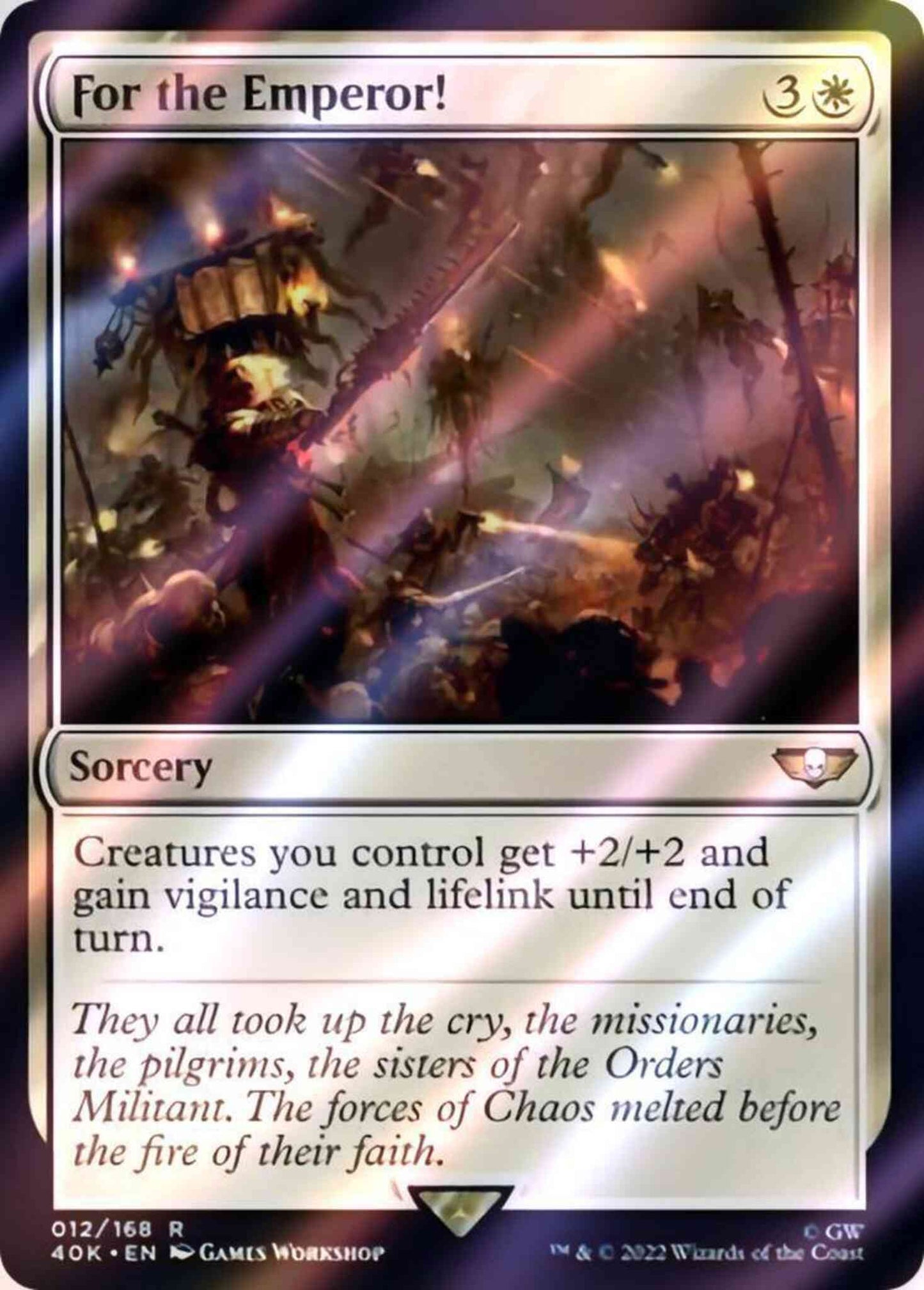 For the Emperor! [12] [Universes Beyond: Warhammer 40,000] [Surge Foil]