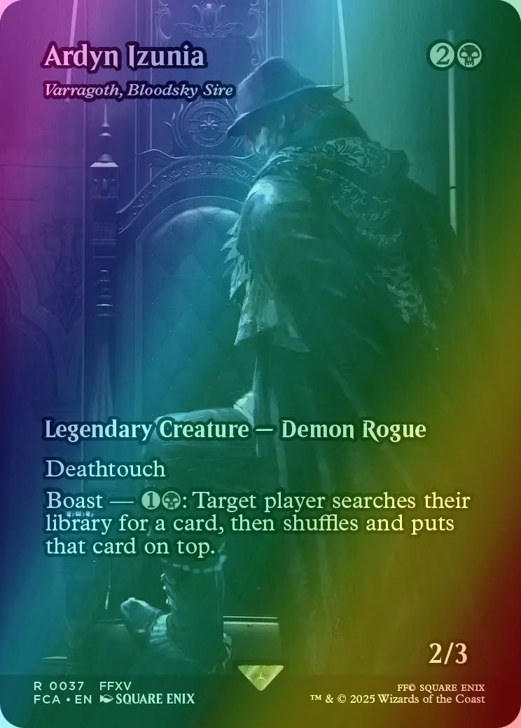 Ardyn Izunia - Varragoth, Bloodsky Sire [37] [Borderless] [FINAL FANTASY: Through the Ages] [Foil]