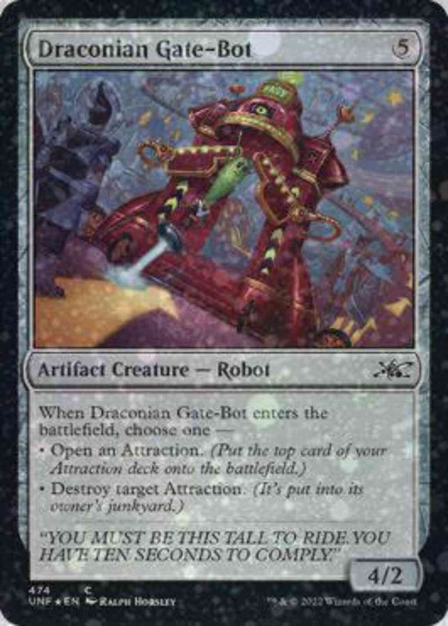 Draconian Gate-Bot [474] [Unfinity] [Galaxy Foil]