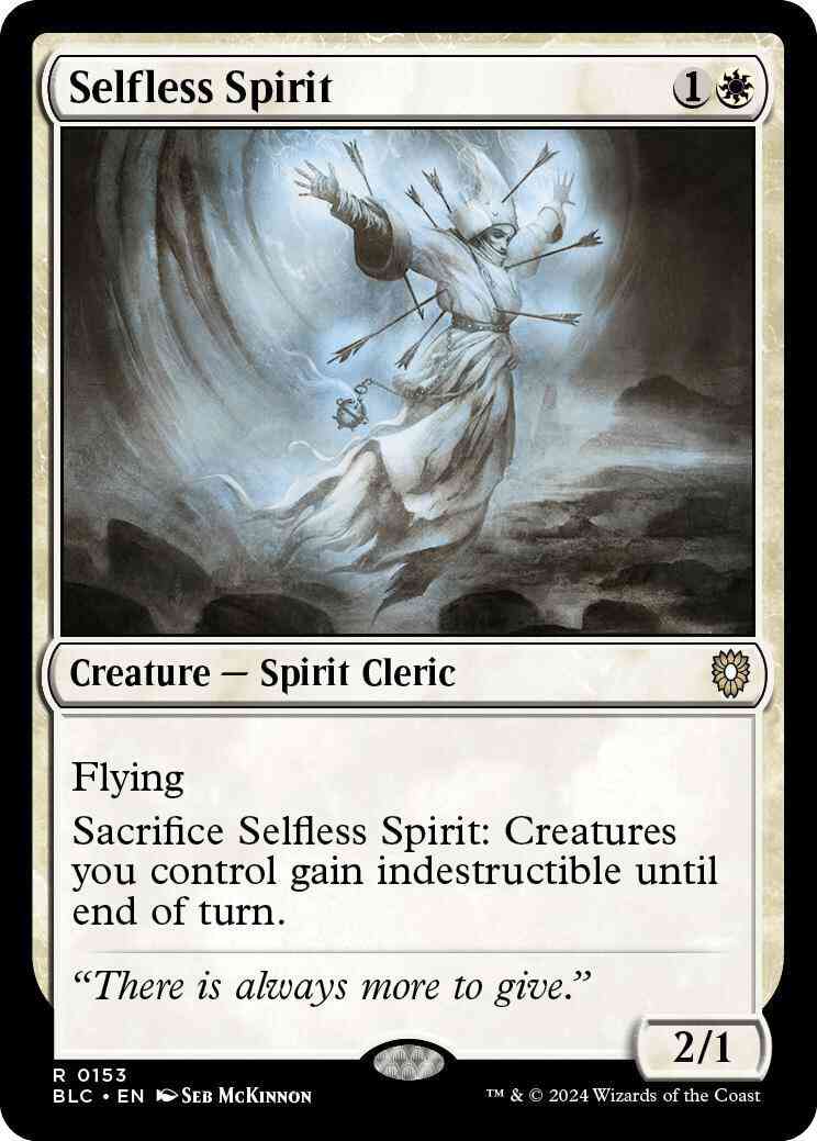 Selfless Spirit [153] [Bloomburrow: Commander] [Non-Foil]